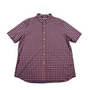 Southern Tide Intercoastal Mens Plaid Short Sleeve Button Down‎ Shirt XL